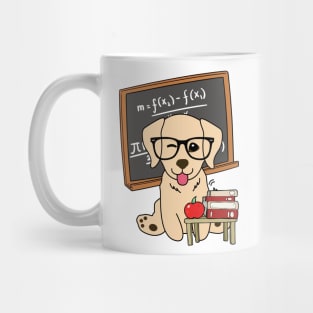 Funny retriever is teaching Mug